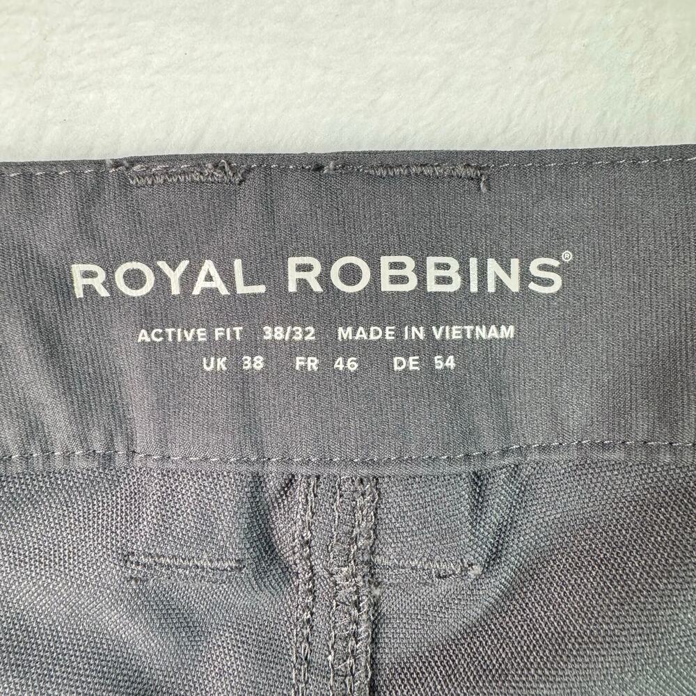 Royal Robbins Pants Mens 38x32 Gray Stretch Hiking Travel Outdoor Active Pants - Picture 11 of 12